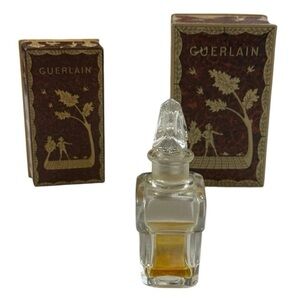 Guerlain Baccarat Paris Vintage Perfume Bottle w/ Box Rare Display Collectible